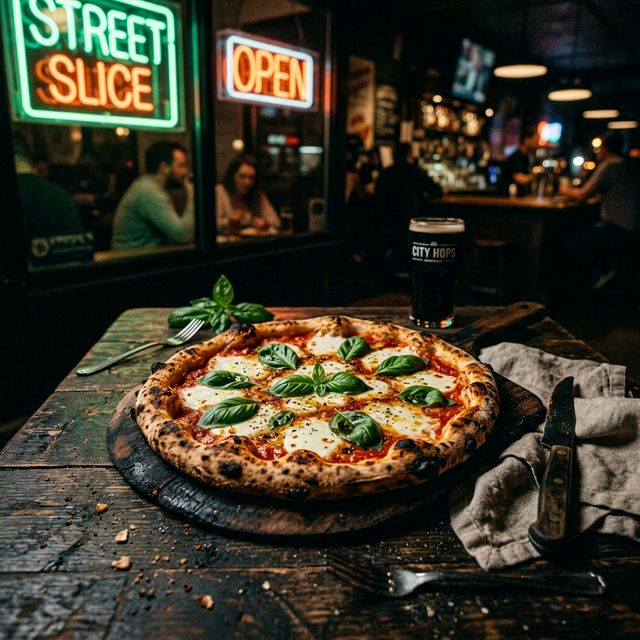 Urban Crust hero pizza background